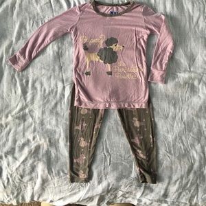 Kickee Parisian Poodle Pajama Set